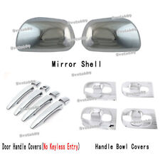 For Toyota Sienna 2011-2020 Abs Chrome Side Door Mirror Handle Cover Bowl 14pcs