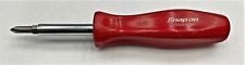 New Snap-on Reversible Screwdriver Sddd41r 4 Bits Red Classic Hard Handle