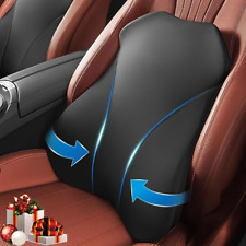 Car Lumbar Support Pillow - Back Cushion For Office Chair Driving Seat Gaming
