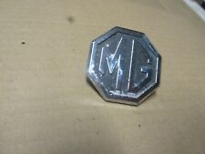Mg Mgb Mg Midget Black Chrome Bumper Metal Badge Emblem Cha344 Jf6236 1975-80