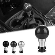 Jcw Carbon Fiber Gear Shift Knob Round Ball Shifter Universal For Cooper S