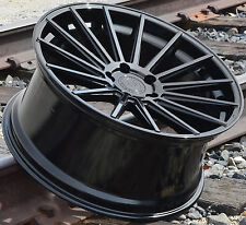 22x922x10.5 Rf15 Wheels For Porsche Cayenne Panamera Gloss Black 22 Rims Set 4