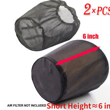 2air Intake Filter Sock Cover For Cold Air Filter Protect Wrap Dustproof 6inch
