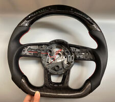 Led Carbon Fiber Custom Steering Wheel For Audi S3 S4 S5 S6 S7 B9 Rs4 Rs5 Rs718