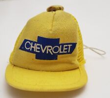 Chevrolet Yellow Hat Rear View Mirror Charm Car Dcor Chevy Hat Mirror Hanger