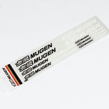 Genuine Mugen Sticker Decal Set Blkwht 3.25 2.25 1.25 - 14 Pc Yz5-314b