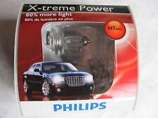 Philips H7 X-treme Power Xps2 Replacement Bulb 80 More Light 2 Pack New