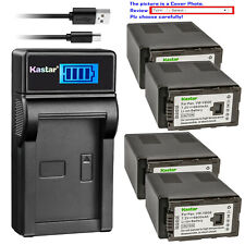 Kastar Battery Lcd Usb Charger For Panasonic Vw-vbg6 Ag-hmc150 Camcorder