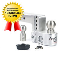 Weigh Safe Ws4-2.5 4 Drop Hitch 2.5 Receiver W Tongue Weight Gauge 18500lbs