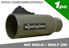  2.5 Inch Inlet Remington Open Sight Universal Bolt On Od Green Exhaust Tip