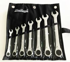 7pc Blackhawk By Proto Gear Ratcheting Ratchet Wrench Set 12-point Sae Bw-1207s