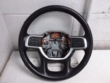 2019 Dodge Ram2500 Black Leather Steering Wheel Without Heat Oem Id 6nk751x7ad