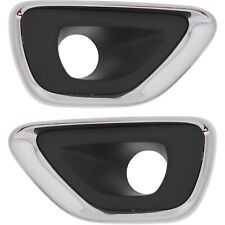 Fog Light Trim Set For 2014-2016 Jeep Grand Cherokee Left And Right 2pc