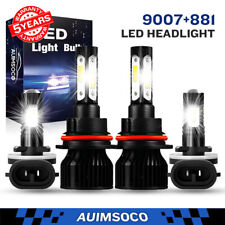For Nissan Altima 1998 1999 2000 2001 4x Led Headlight Highlow Fog Light Bulbs