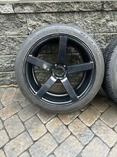 4 Used Vossen Cv3r 22x10.5 42cv3r-2m27-tgb With Tires Included