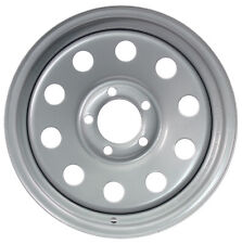 Ecustomrim Trailer Wheel Rim 15x5 - 5 On 5 In. 5 Hole Lug Modular Silver Gray
