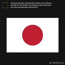 Japanese Flag Sticker Self Adhesive Vinyl Japanese Rising Sun Nippon