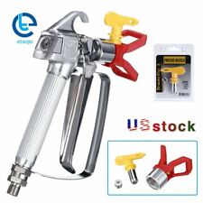 3600 Psi Airless Paint Spray Gun With 517 Tip Tip Guard For Sprayers