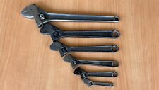 Vintage Sparta Adjustable Wrench Set 4-6-8-10-12-15. Made In Usa 