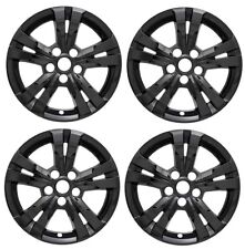 2010-2016 Chevy Equinox 17 Black Wheel Skins Hubcaps Covers Alloy Wheels Set