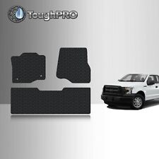 Toughpro Floor Mats Black For Ford F-150 Super Cab All Weather 2015-2024
