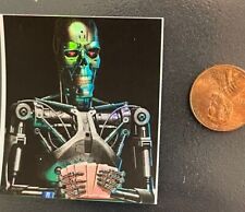 Terminator Playing Poker Holographic Sticker Decal