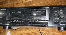 Vintage Radio Shack Optimus Sct-53 Double Cassette Professional Series Tape Deck