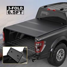 6.5ft Bed Tri-fold Truck Tonneau Cover For 2003-2021 Dodge Ram 1500 2500 3500