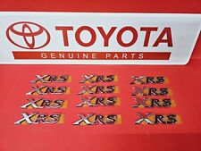 1x 03-08 Toyota Corolla Matrix Genuine Xrs Rear Trunk Emblem New 75444-12a00