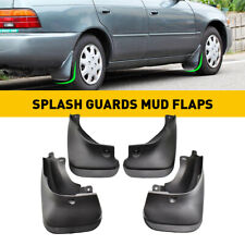 4pcs Splash Mud Flaps Guards Front Rear Black For 1993-1997 Toyota Corolla