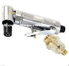 90 Degree 14 Angle Air Die Grinder Pneumatic Angle Grinder W Mini Oiler