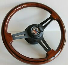 Steering Wheel Fits Bmw Wood Alpina Badge Black E31 E32 E34 E36 Z3 Wooden 92-98
