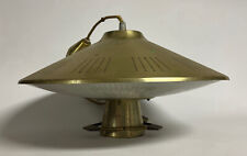 Huge 21 Vintage Mcm Imperialites Saucer Ufo Retractable Ceiling Light Fixture
