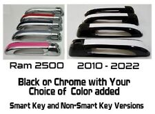 Black Or Chrome Door Handle Covers 2021 2022 2023 Fits Dodge Ram 2500 U Pick Clr