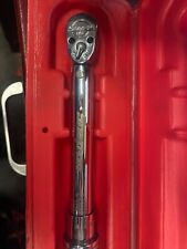 Snap-on 14 Dr Qd1rn6 Adjustable Click Type Fixed Ratchet Torque Wrench