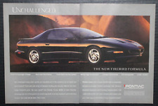 1993 1994 Pontiac Firebird Formula Sports Car Lt1 2 Page Vintage Print Ad