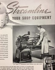1940 South Bend Lathe Works Indiana Shop Equipment Vintage Print Ad