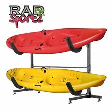 Rad Sportz Freestanding Heavy Duty Two Kayak Paddleboard Rack Storage