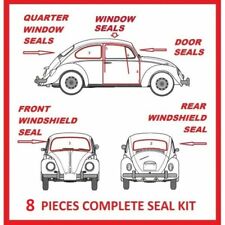 For Volkswagen Vw Bug Beetle 1965 - 1971 Complete Seal Kit Windows Doors 8 Pcs