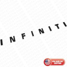 For Infiniti Rear Trunk Lid Logo Letter Badge Emblem Nameplate Sport Gloss Black