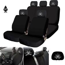 For Jeep New Black Car Truck Suv Seat Covers Lotus Design Full Set With Gift