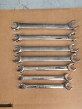 Lot Of 7 Snap-on Rxfms 6-point Metric Double End Flare Nut Wrench