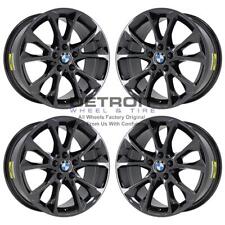 19 Bmw X5 Pvd Black Chrome Wheels-w Rims Factory Oem 86044 Exchange 2014-2018