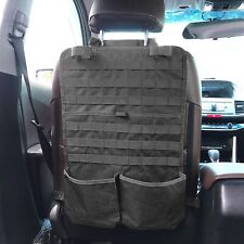 Seat Back Organizer Molle Panel With Truck Gun Rack Tactical Seat Covers