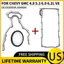 Bs40640 Rear Main Seal Os30693r Oil Pan Gasket For Chevy Gmc 4.8 5.3 6.0 6.2l