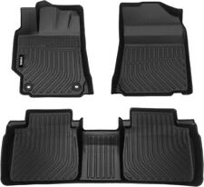 Floor Mats For 2012 2013 2014 2015 2016 2017 Toyota Camry All Weather Tpe Black