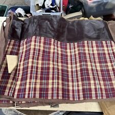 Vintage Nos 1950s Seat Upholstery Covers Rare Plaid