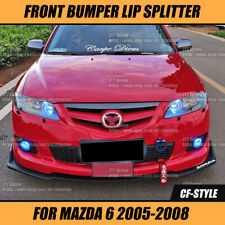 Front Bumper Lip Spiller Spoiler For Mazda 6 2005-2008
