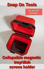 Snap On Tools Magnetic Tray Collapsible Tools Parts Screws Holder Lockable New