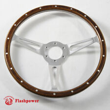 14 Classic Laminated Wood Steering Wheel Ford Mustang Shelby Ac Cobra Mg Mgb